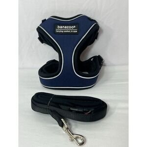 Pet‎ XS Cat  Harness  Collar Soft Chest Strap Blue